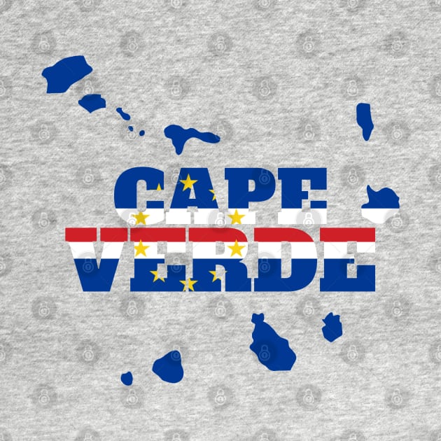 Cape Verde Map Flag by maro_00